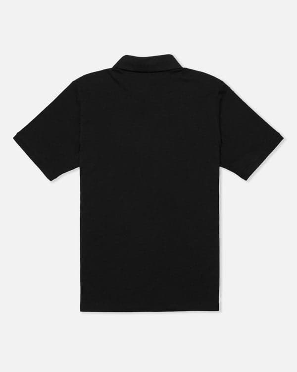 Hurley Icon Slub Polo Short Sleeve Black