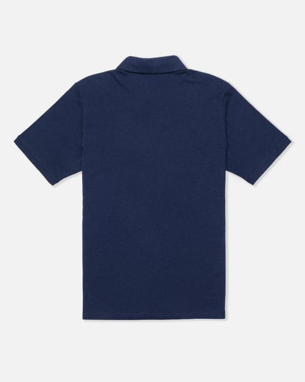 Hurley Icon Slub Polo Short Sleeve Obsidian