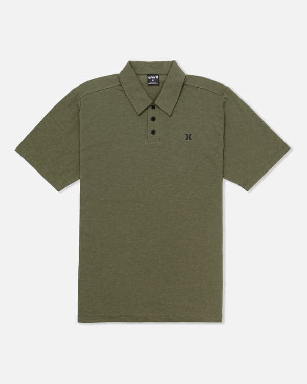 Hurley Icon Slub Polo Short Sleeve Olive