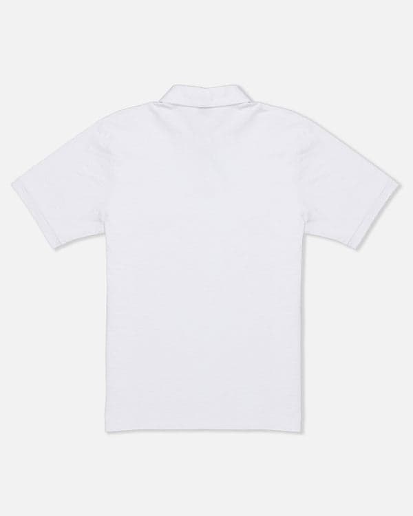 Hurley Icon Slub Polo Short Sleeve White
