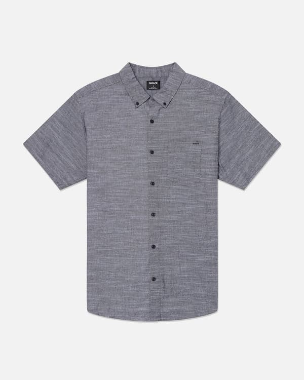Hurley Icon Stretch Short Sleeve Black