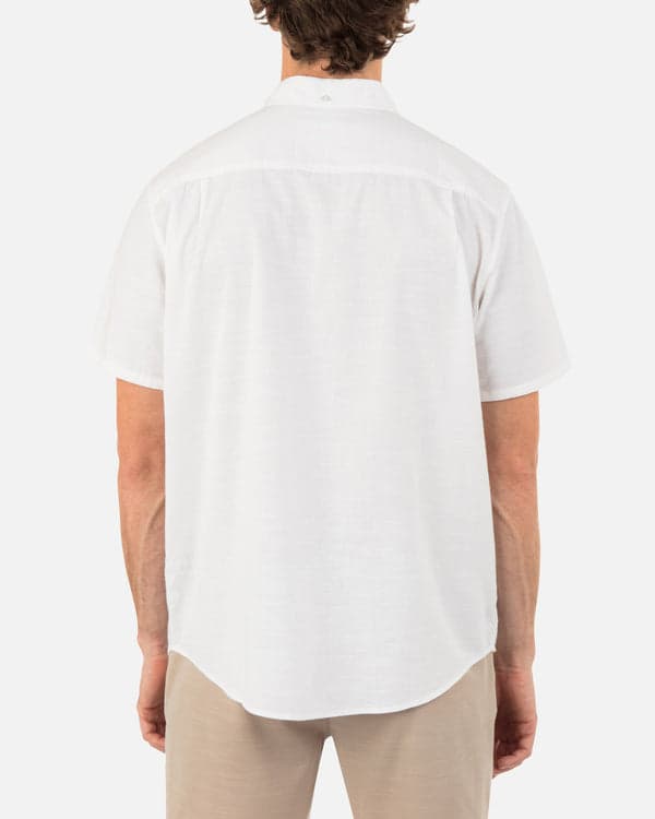 Hurley Icon Stretch Short Sleeve White