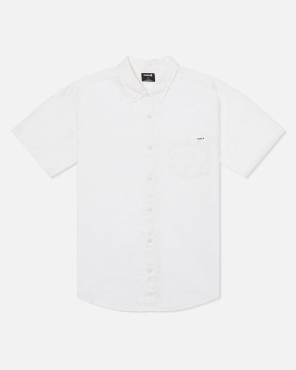 Hurley Icon Stretch Short Sleeve White