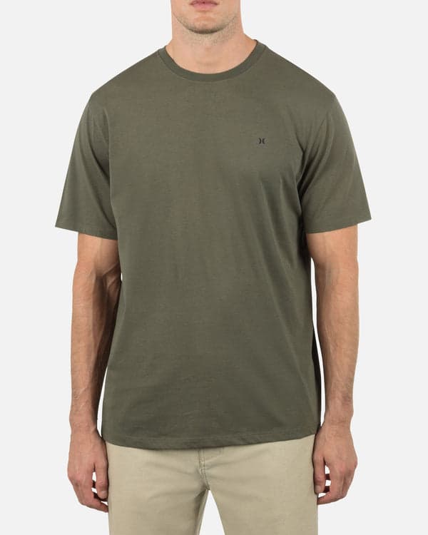 hurley Icon Tee Short Sleeve Olive