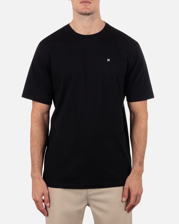 hurley Icon Tee Short Sleeve Sleeve Black