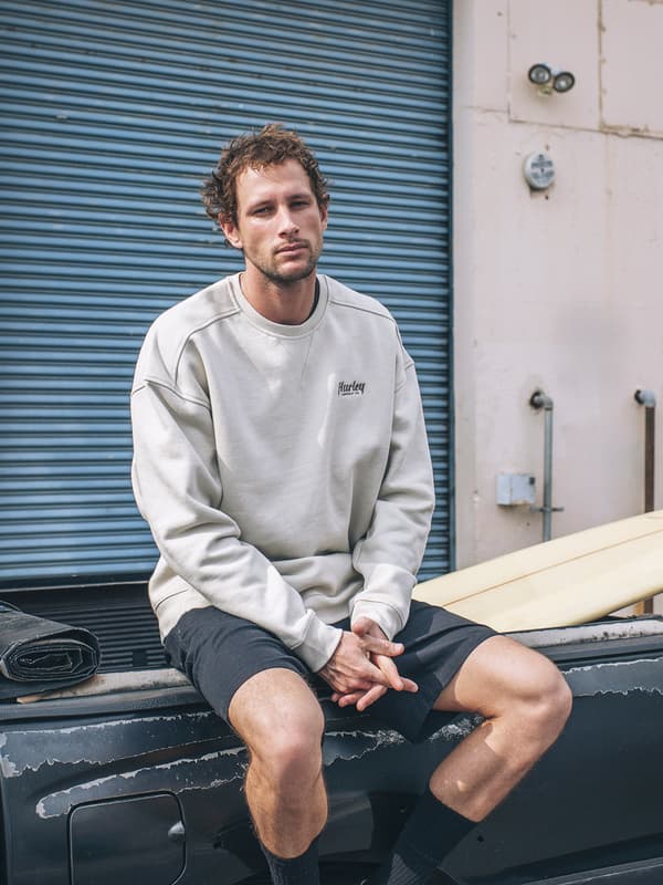 Hurley Ironclad Heavyweight Crew Bone