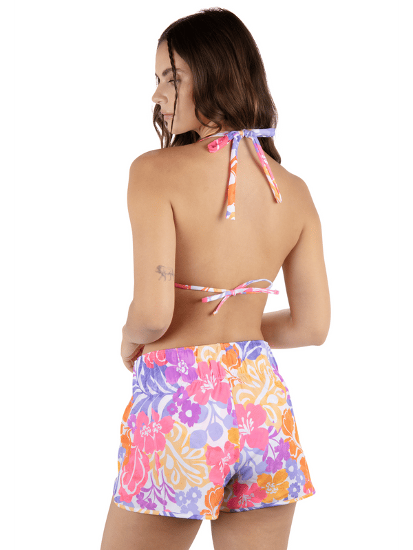 Hurley Island Floral Aquas 2.5" Boardshort Coconut