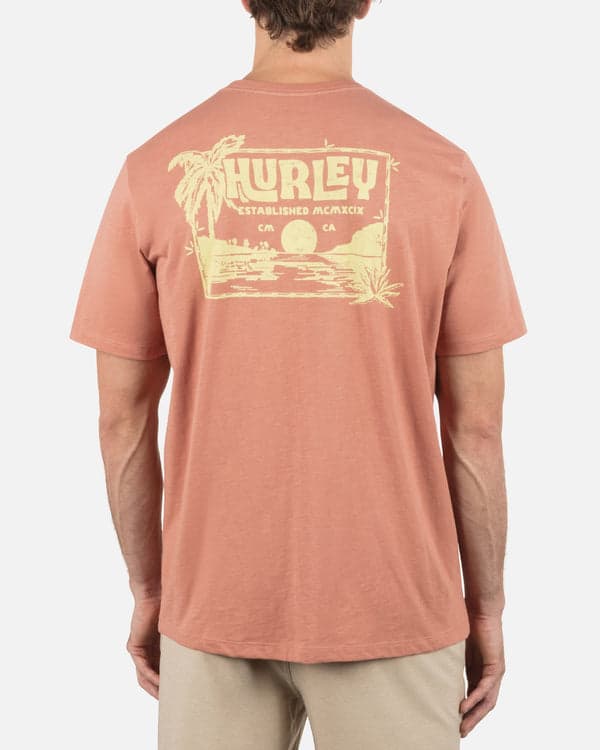 Hurley Island Vibes Slub Short Sleeve Martian Rust