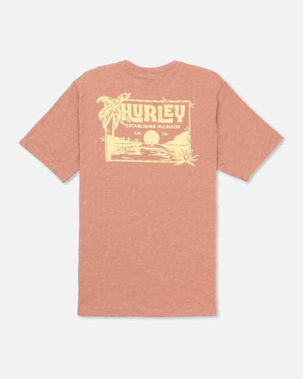 Hurley Island Vibes Slub Short Sleeve Martian Rust