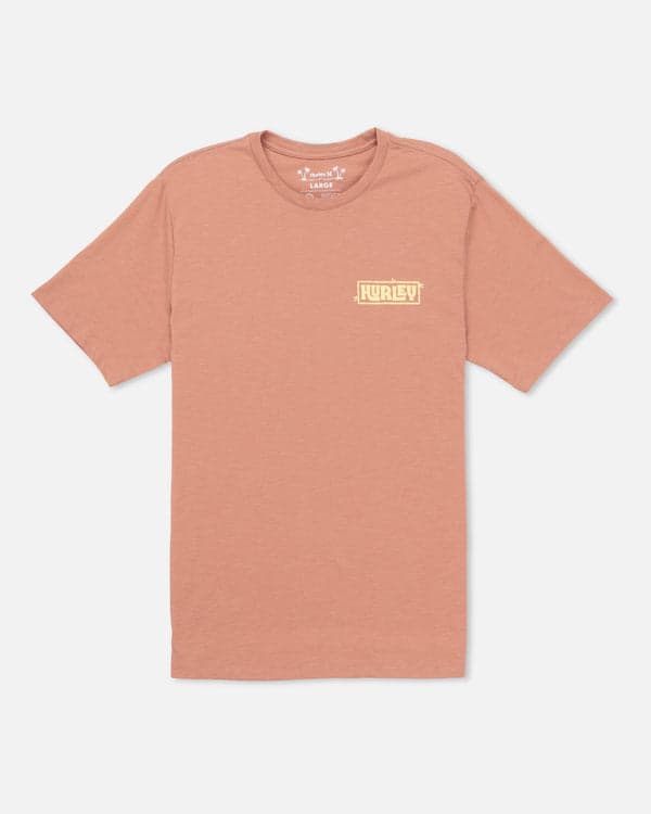 Hurley Island Vibes Slub Short Sleeve Martian Rust