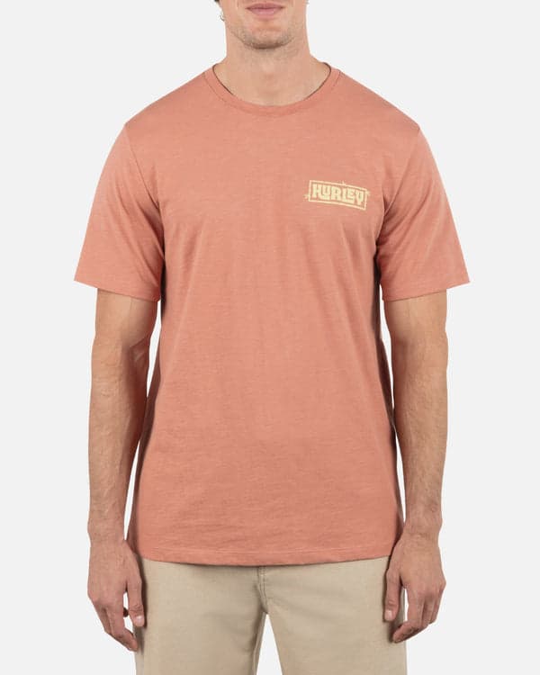 hurley Island Vibes Slub Short Sleeve Martian Rust