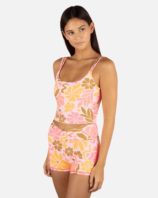 Hurley Isola Tankini Coral Blossom