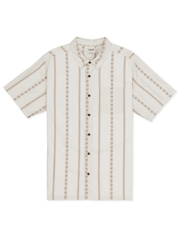 Hurley Jacquard Rincon Short Sleeve Shirt BONE