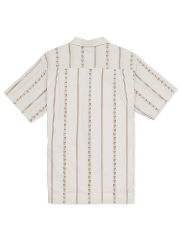 Hurley Jacquard Rincon Short Sleeve Shirt BONE