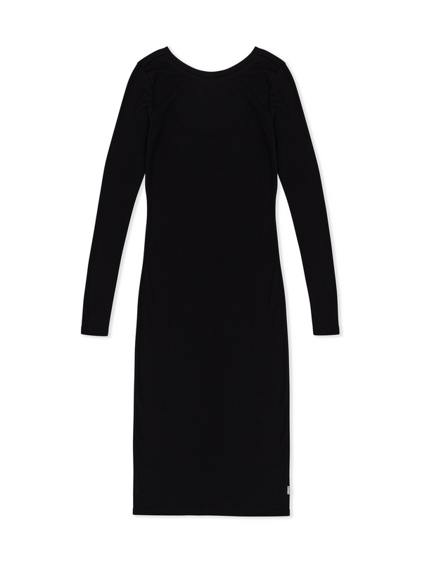 Hurley Just A Girl Long Sleeve Dress BLACK