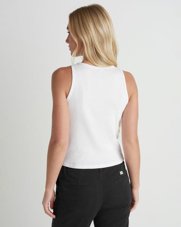 Hurley Just A Girl Tank White