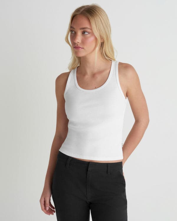 hurley Just A Girl Tank White