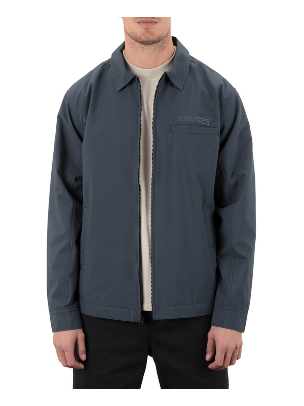 hurley Knots Windbreaker Iron Ore