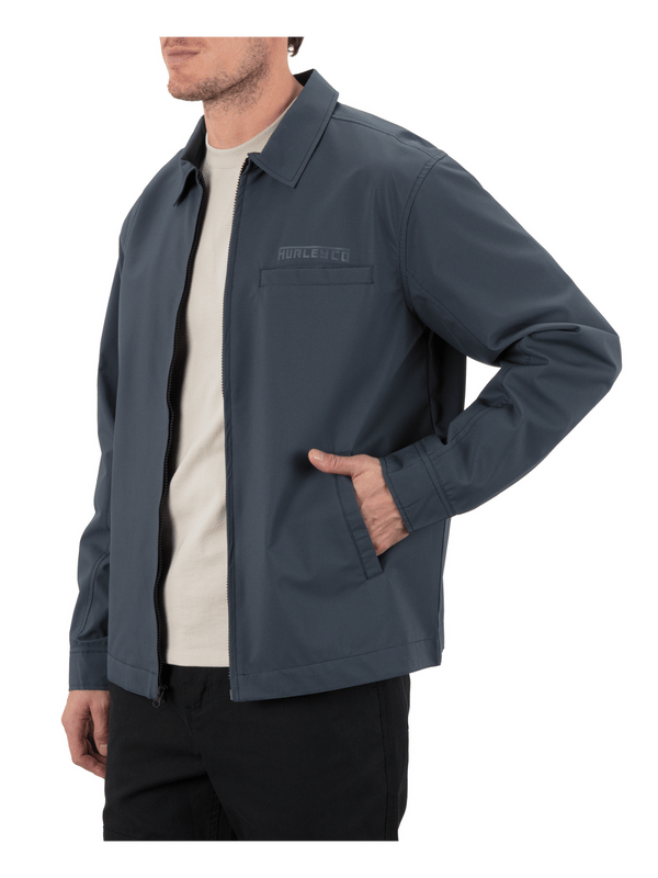 hurley Knots Windbreaker Iron Ore