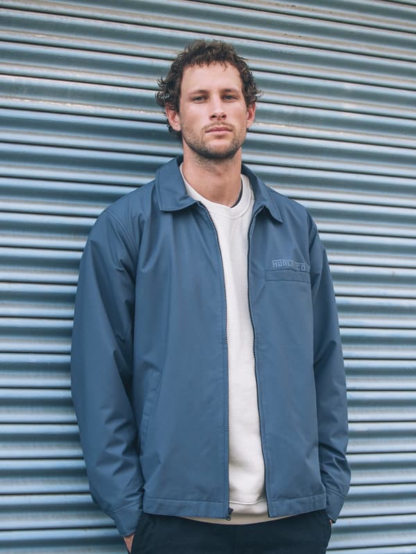 hurley Knots Windbreaker Iron Ore