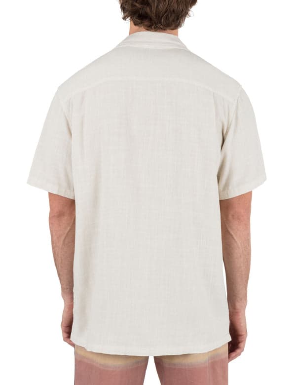 Hurley Laguna Camp Short Sleeve Shirt FOG GREY