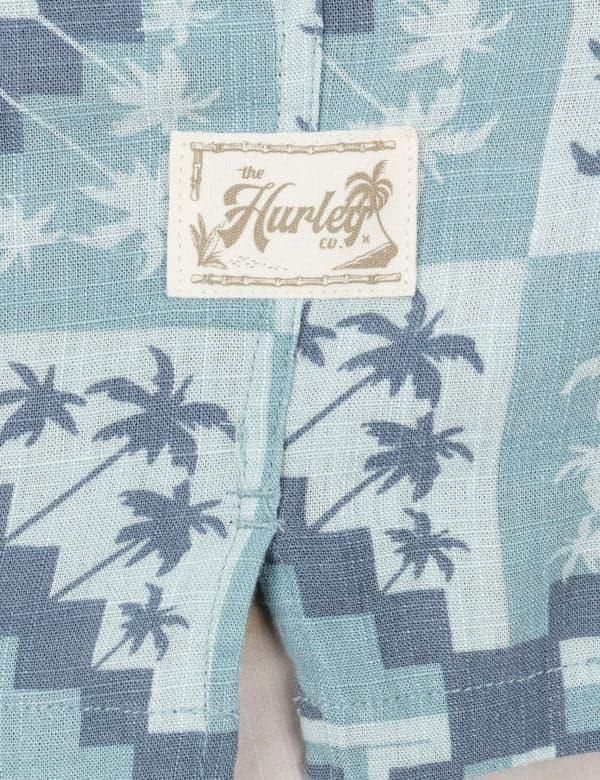 Hurley Laguna Camp Short Sleeve Shirt KHAKI GREEN