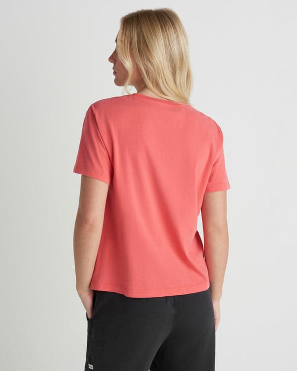 Hurley Leisure Club Classic Tee Coral Blossom