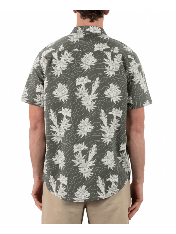 Hurley Lido Stretch Short Sleeve Army
