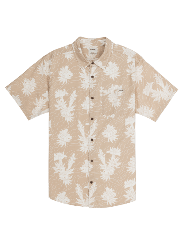 Hurley Lido Stretch Short Sleeve Hazelnut