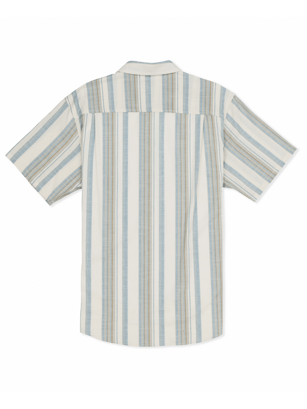 Hurley Lido Stripe Short Sleeve Shirt BARELY BONE