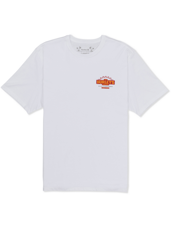 Hurley Los Hurleys Short Sleeve WHITE