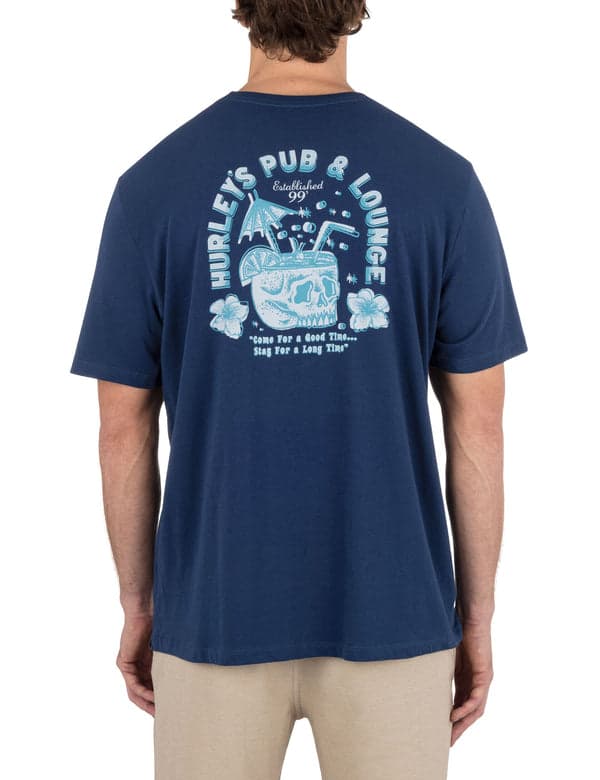 Hurley Loungin Short Sleeve ABYSS
