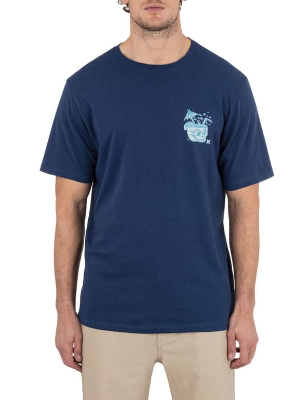 hurley Loungin Short Sleeve ABYSS