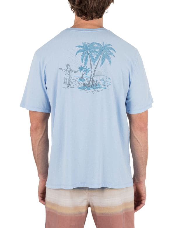 Hurley Mahalo Short Sleeve EIFEL BLUE