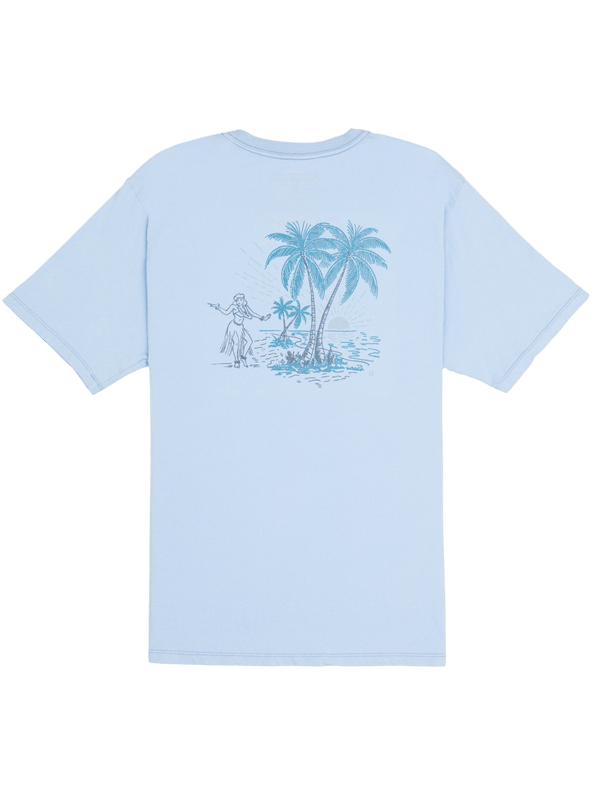 Hurley Mahalo Short Sleeve EIFEL BLUE