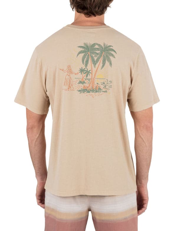 Hurley Mahalo Short Sleeve HAZELNUT