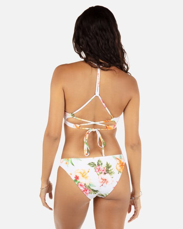 Hurley Malia Adjustable Bikini Top White