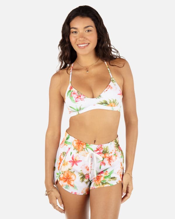 hurley Malia Aquas Boardshort 2.5" White