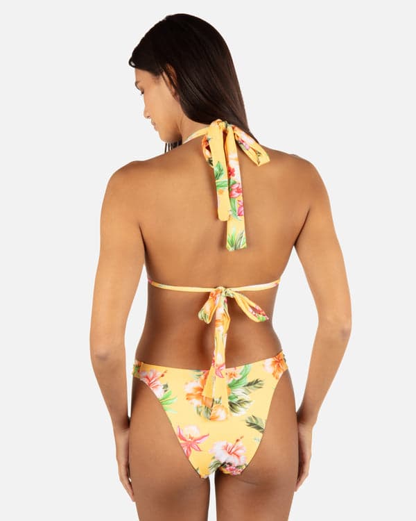 Hurley Malia Soft Tie Triangle Bikini Top Sorbet