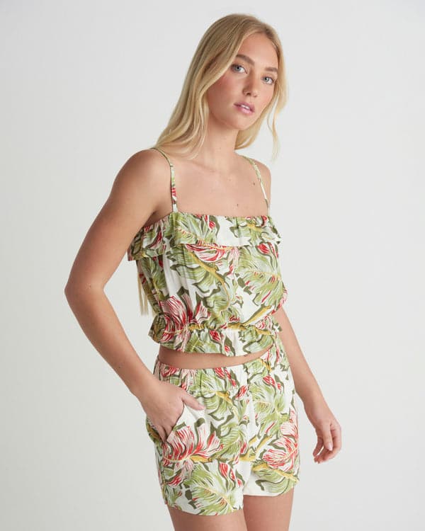 Hurley Malibu Cami Off White