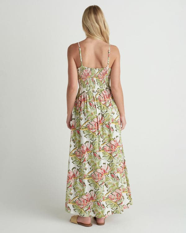 Hurley Malibu Maxi Dress Off White