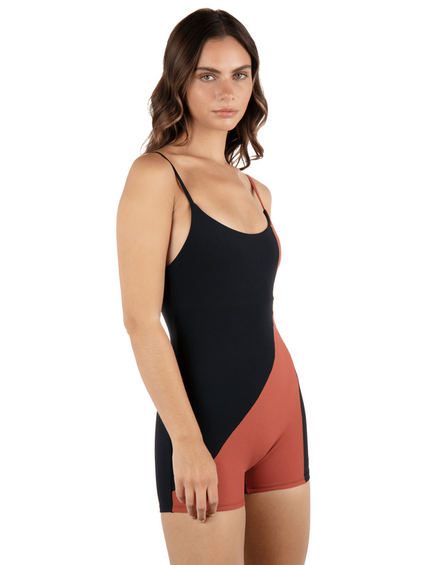 Hurley Max Solid Bodysuit Black / Copper