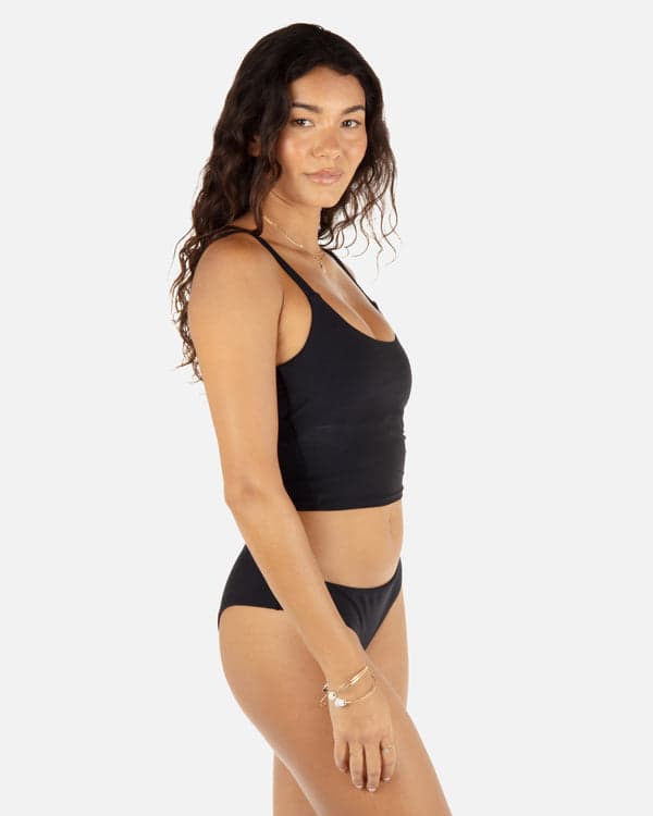 Hurley Max Solid Tankini Black