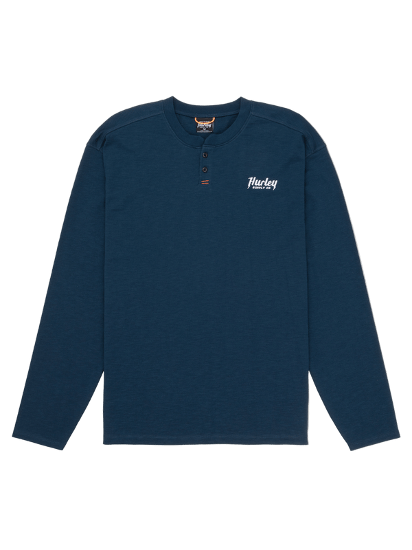Hurley Merchant Henley Long Sleeve Nightforce