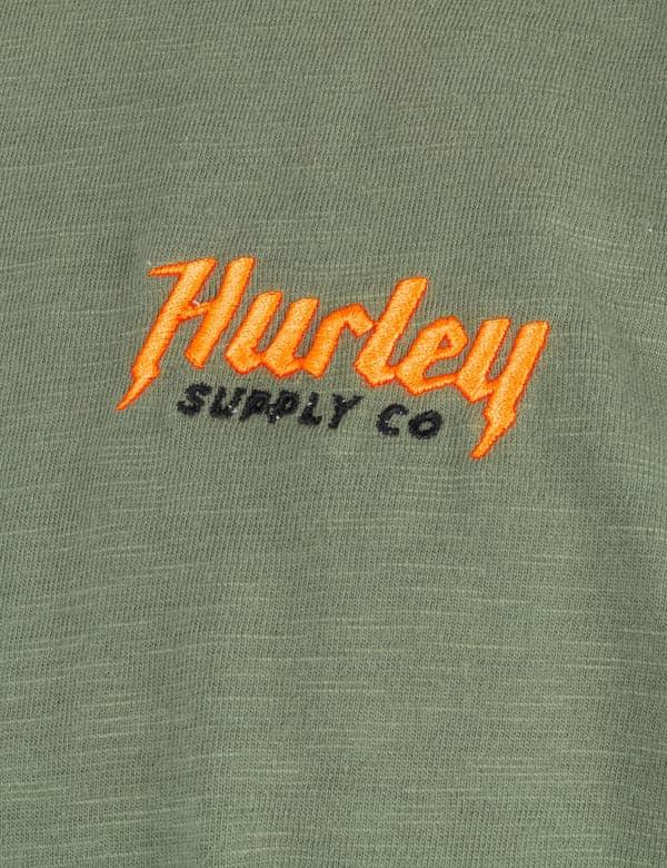 Hurley Merchant Short Sleeve Henley ARMY