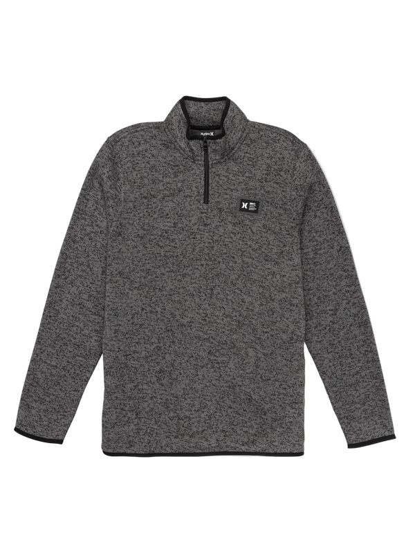 hurley Mesa Ridgeline Quarter Zip ION GREY