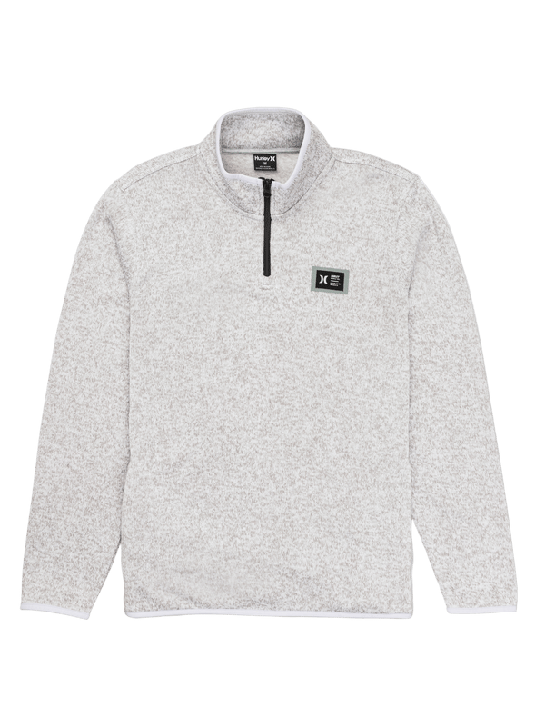 hurley Mesa Ridgeline Quarter Zip WHITE