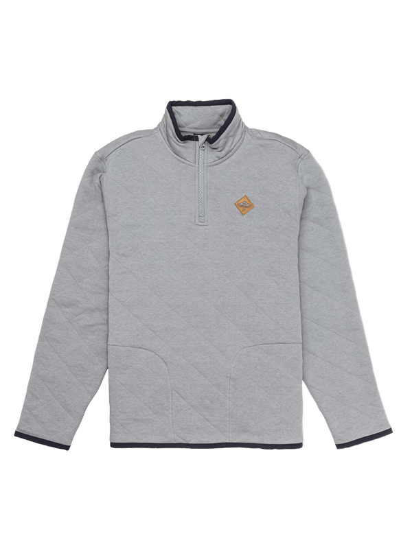 hurley Middleton Quilted Quarter Zip Particle