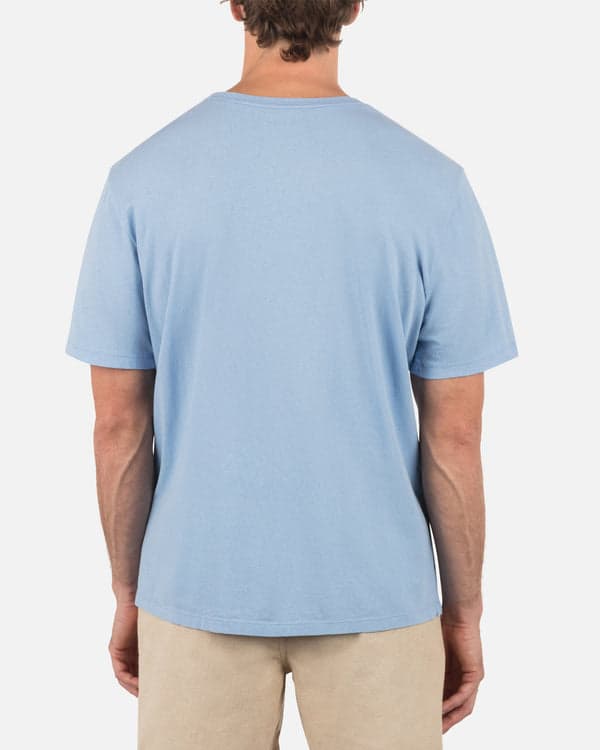 Hurley Naturally Stoked Short Sleeve Eifel Blue