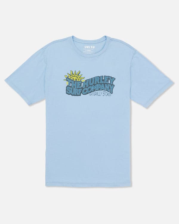 Hurley Naturally Stoked Short Sleeve Eifel Blue